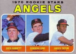 1970 Topps Baseball Cards      642     Rookie Stars-Greg Garrett RC-Gordon Lund RC-Jarvis Tatum RC